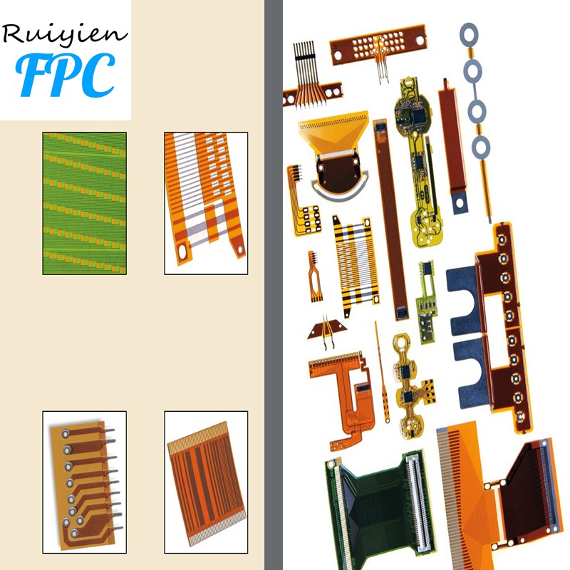 Placa de circuito de impresión flexible, fábrica de FPC con conector FR4, fabricante de ensamblaje de pcba
