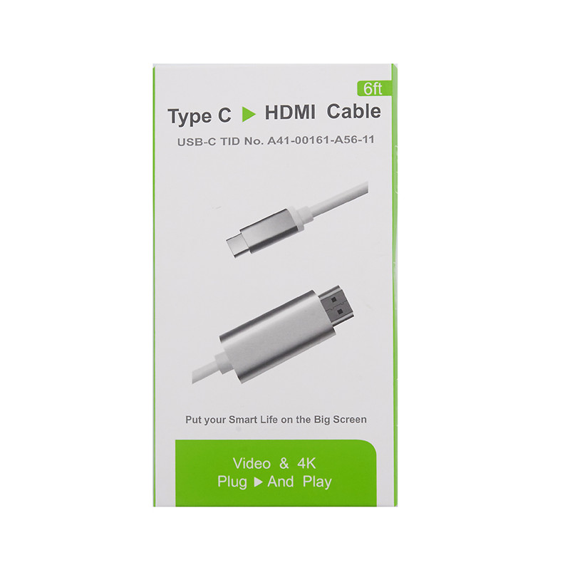 Convertidor USB Tipo c a HDMI macho Código de carcasa ABS: FEF-USBIC-013