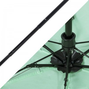 Paraguas de lluvia plegable de estructura metálica más pequeña 5 para sombrilla para mujer