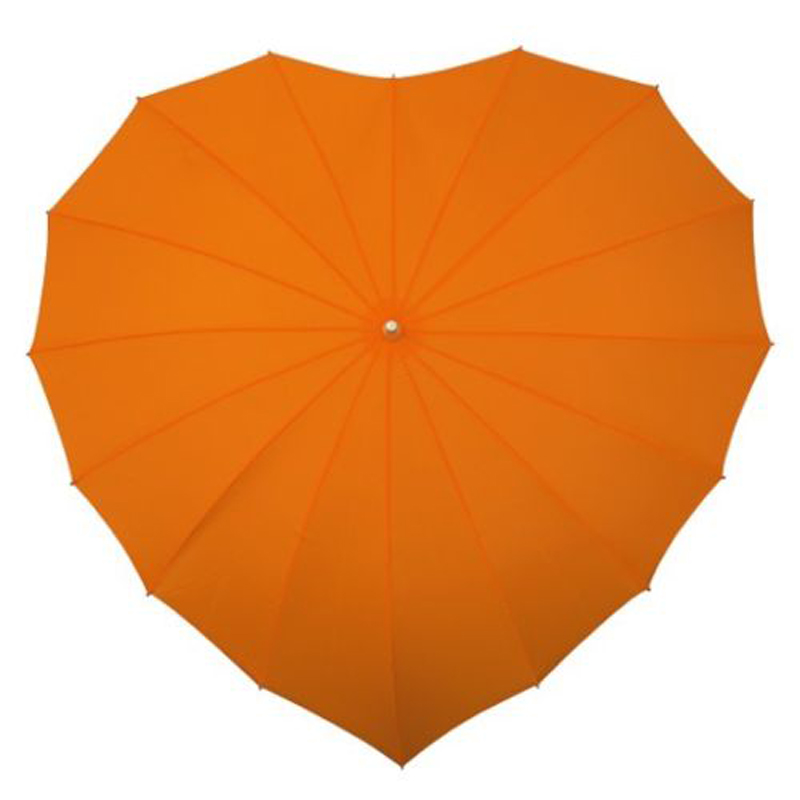 Love Hearted Shaped Promocional Valentine Umbrella
