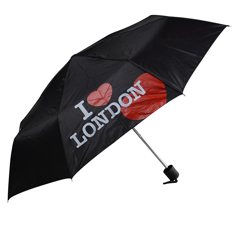 Paraguas impresión personalizada promoción de artículos de publicidad al por mayor 3 paraguas plegable