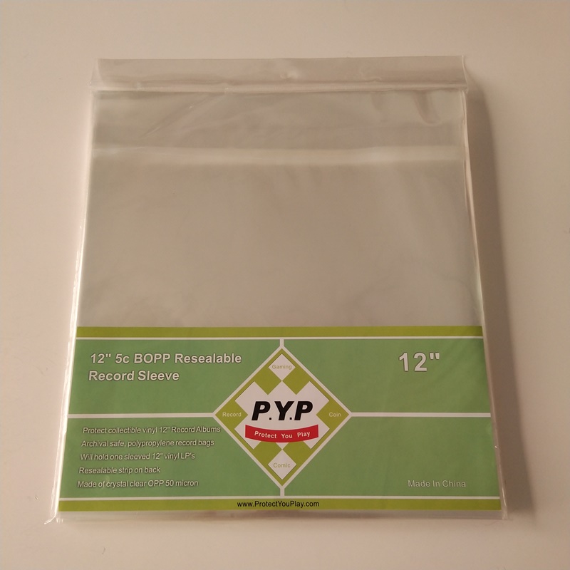 Fundas de disco externas con cierre hermético premium de 12 pulgadas