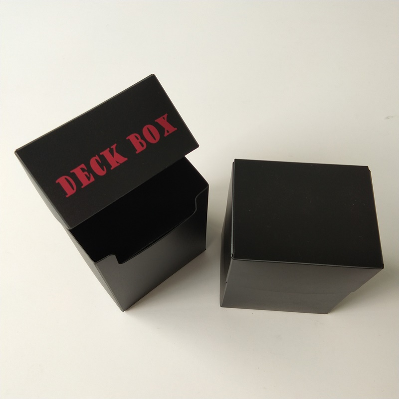 80+ Poly Black Deck Box para Pokémon / Yu-Gi-Oh y Magic Card