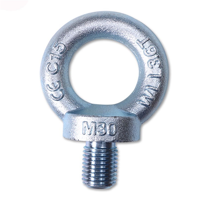 Tornillo de ojo de acero inoxidable AISI316 o AISI304 DIN580