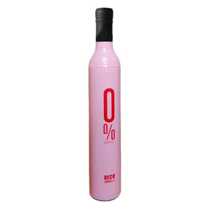 2019 mayorista chino precio barato paraguas de botella linda de color brillante con impresión