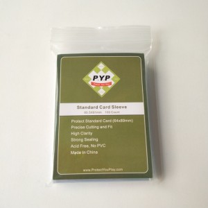 Funda de tarjeta estándar Crystal Clear Pro-fit 63.5x88mm Juego de mesa