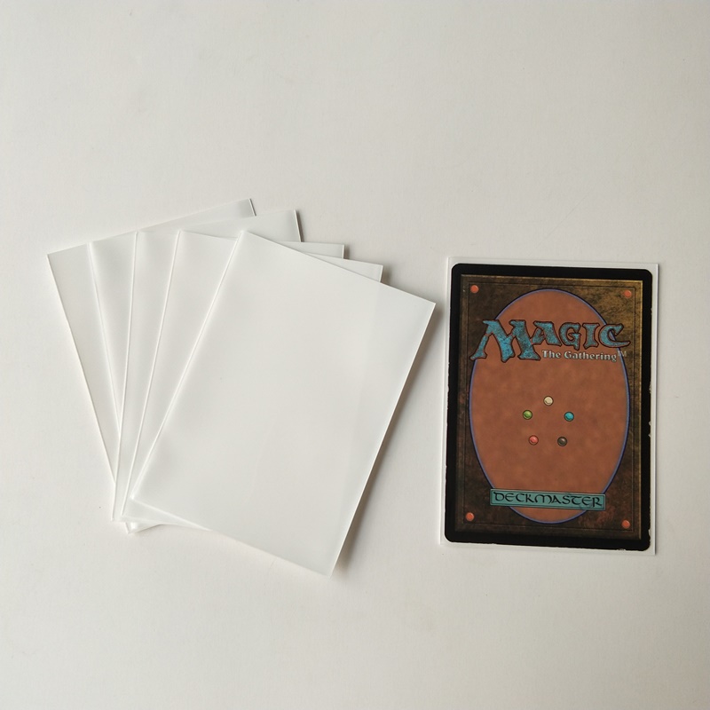 Blanco Matt Deck Protectores Mangas Tamaño estándar MTG Pokémon