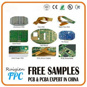 RUI YI EN placa de circuito impreso electrónico rígido flexible entrega rápida led placa pcb smd