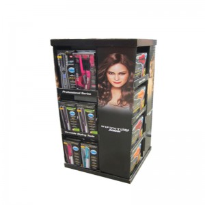 Estante de exhibición al por menor del supermercado, exhibición de cartón cosmética Shef