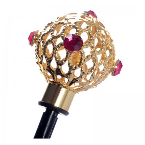 Moda Sun protector de mango de bola paraguas especial al aire libre 3 paraguas plegable