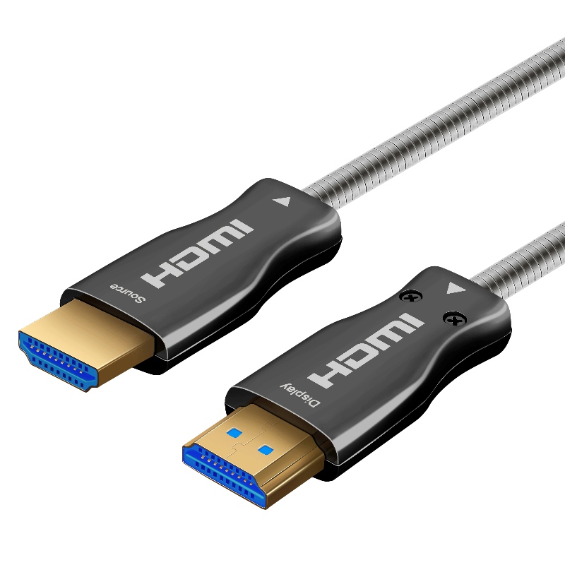 15m 49ft HDMI 2.0 18Gbps 4K 60Hz Cable HDMI a HDMI con cable de fibra óptica chapado en oro