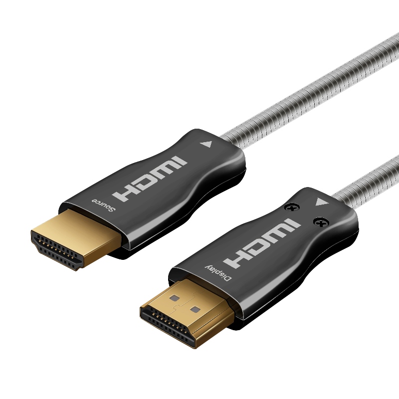 15m 49ft HDMI 2.0 18Gbps 4K 60Hz Cable HDMI a HDMI con cable de fibra óptica chapado en oro