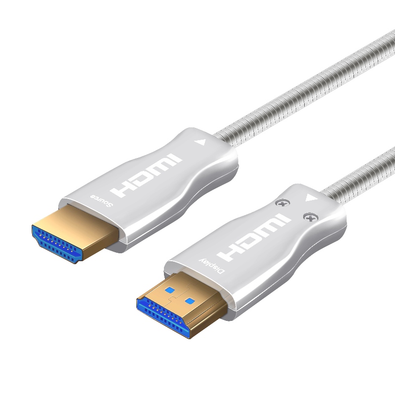 15m 49ft HDMI 2.0 18Gbps 4K 60Hz Cable HDMI a HDMI con cable de fibra óptica chapado en oro