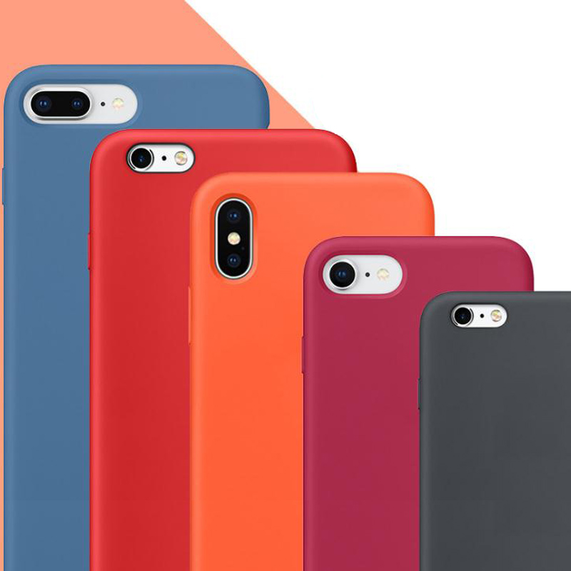 caja del teléfono de silicona de alta calidad para iphone xs, xr, max