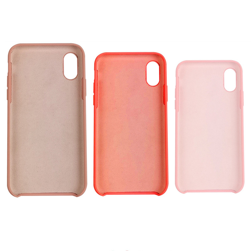 caja del teléfono de silicona de alta calidad para iphone xs, xr, max