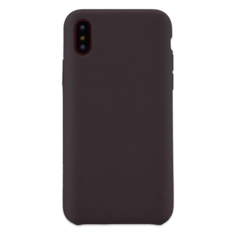 Para iPhone X Estuches Fundas de silicona suave para teléfono Funda de silicona Teléfono celular Móvil Volver