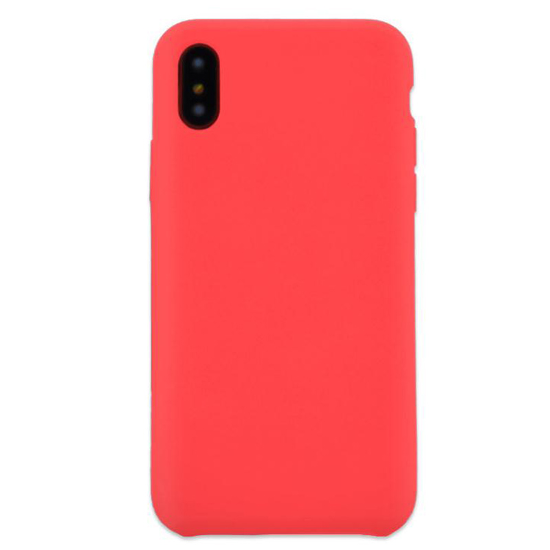 Para iPhone X Estuches Fundas de silicona suave para teléfono Funda de silicona Teléfono celular Móvil Volver