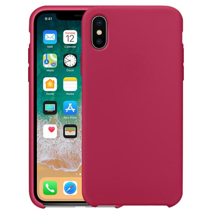 2019 nueva llegada funda de silicona líquida para iphone Xr XS MAX funda de silicona original con logotipo