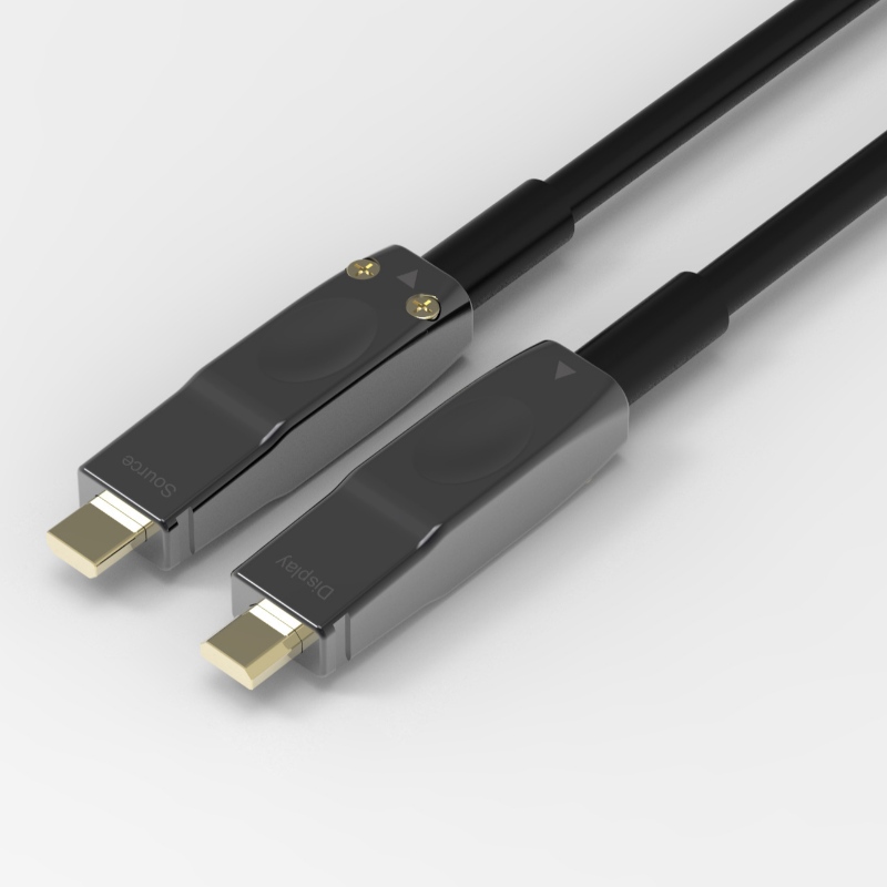 Conector desmontable YUV 4: 4: 4 18.2 Gbps Cable 3D 4k 60HZ Cable de fibra óptica Hdmi