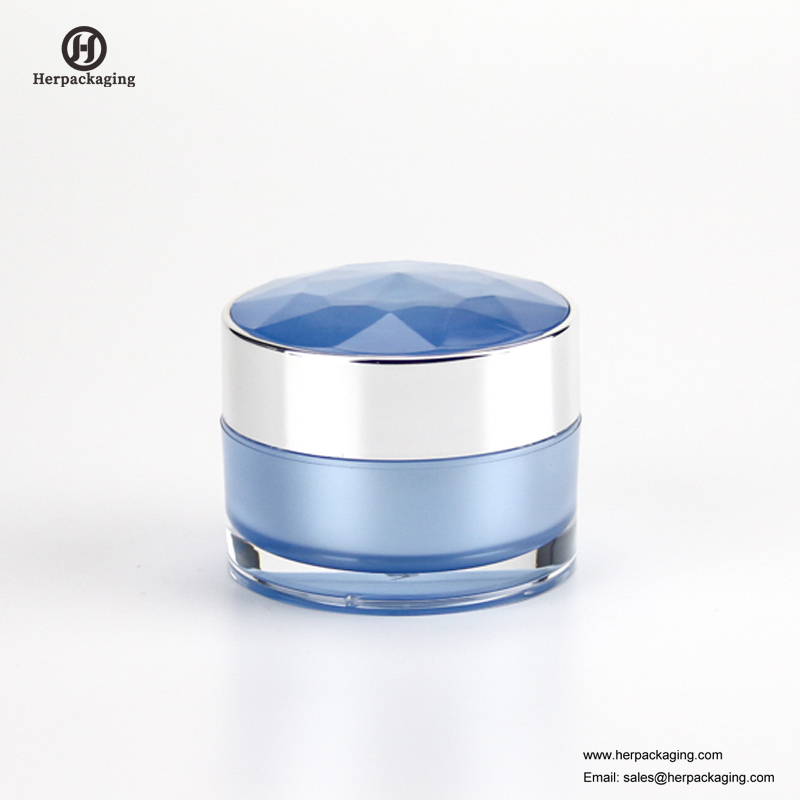 HXL212C Tarro cosmético vacío redondo Contenedor de doble pared Tarro para el cuidado de la piel