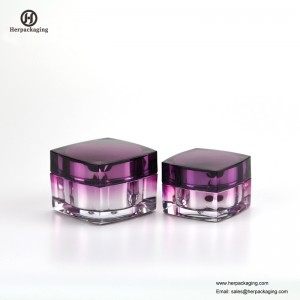 HXL215 Tarro cosmético vacío redondo Contenedor de doble pared Tarro para el cuidado de la piel