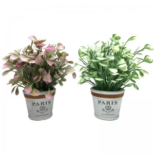 Artificial Realista Suculenta Hoja Árbol Planta Tropical Oficina Jardín Decoración del hogar