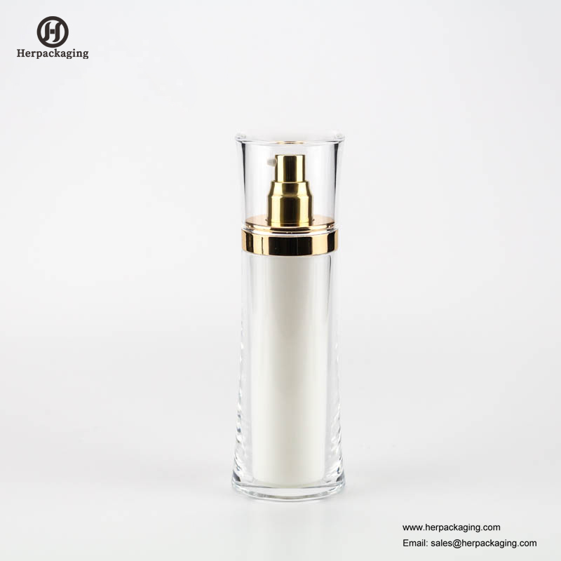 HXL316 Vacío acrílico crema sin aire y botella de loción envases cosméticos cuidado de la piel contenedor