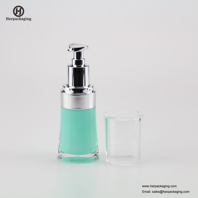 HXL317 Vacío acrílico crema sin aire y botella de loción envases cosméticos cuidado de la piel contenedor