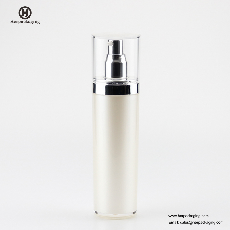 HXL321 Crema acrílica sin aire vacía y botella de loción envase cosmético envase para el cuidado de la piel