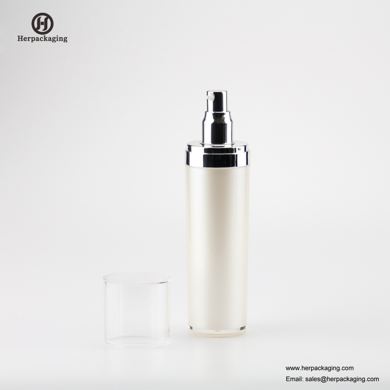 HXL321 Crema acrílica sin aire vacía y botella de loción envase cosmético envase para el cuidado de la piel