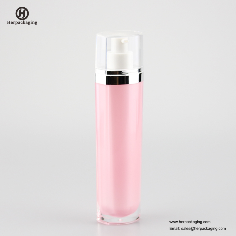 HXL322 Acrílico vacío sin aire crema y botella de loción envase cosmético envase para el cuidado de la piel