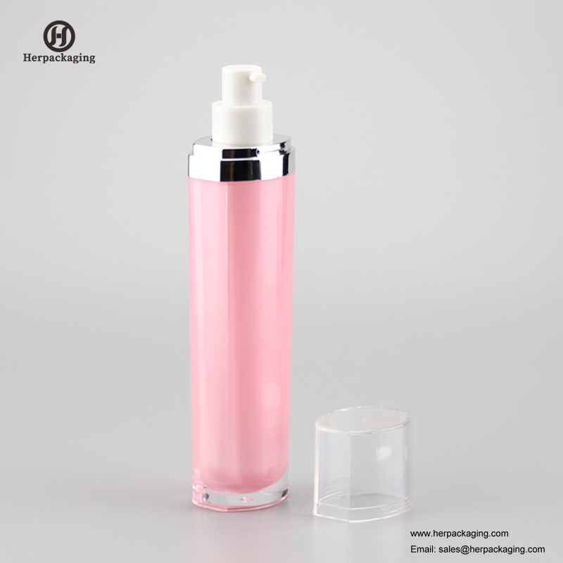HXL322 Acrílico vacío sin aire crema y botella de loción envase cosmético envase para el cuidado de la piel