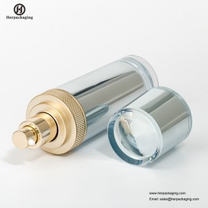 HXL327 Acrílico vacío sin aire crema y botella de loción envase cosmético envase para el cuidado de la piel