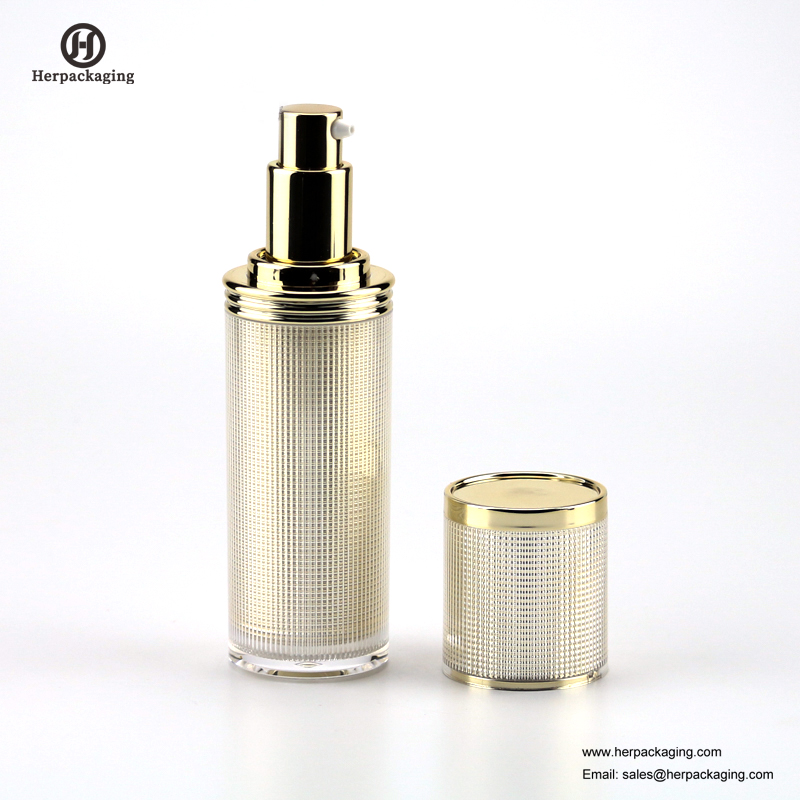 HXL329 Acrílico vacío sin aire crema y botella de loción envases cosméticos cuidado de la piel contenedor
