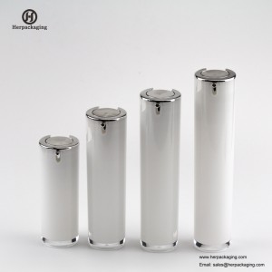 HXL413 Acrílico vacío sin aire crema y botella de loción envases cosméticos cuidado de la piel contenedor