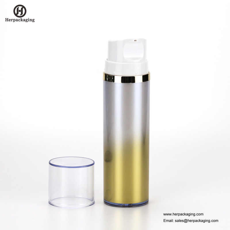 HXL415A Acrílico vacío crema sin aire y botella de loción envase cosmético envase para el cuidado de la piel