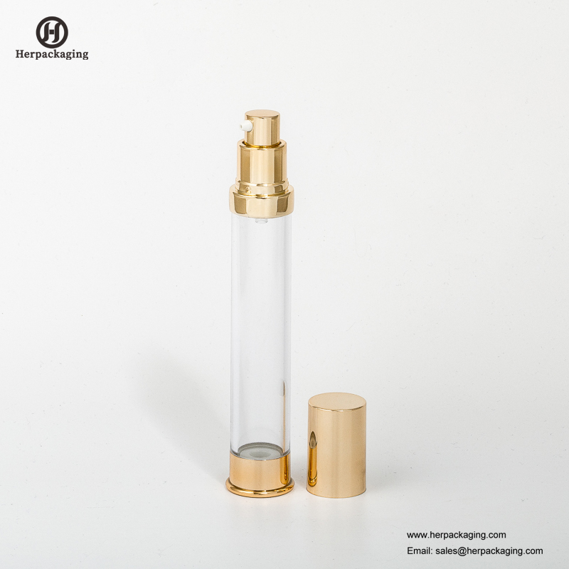 HXL422 Crema de acrílico vacía sin aire y botella de loción envase cosmético envase para el cuidado de la piel