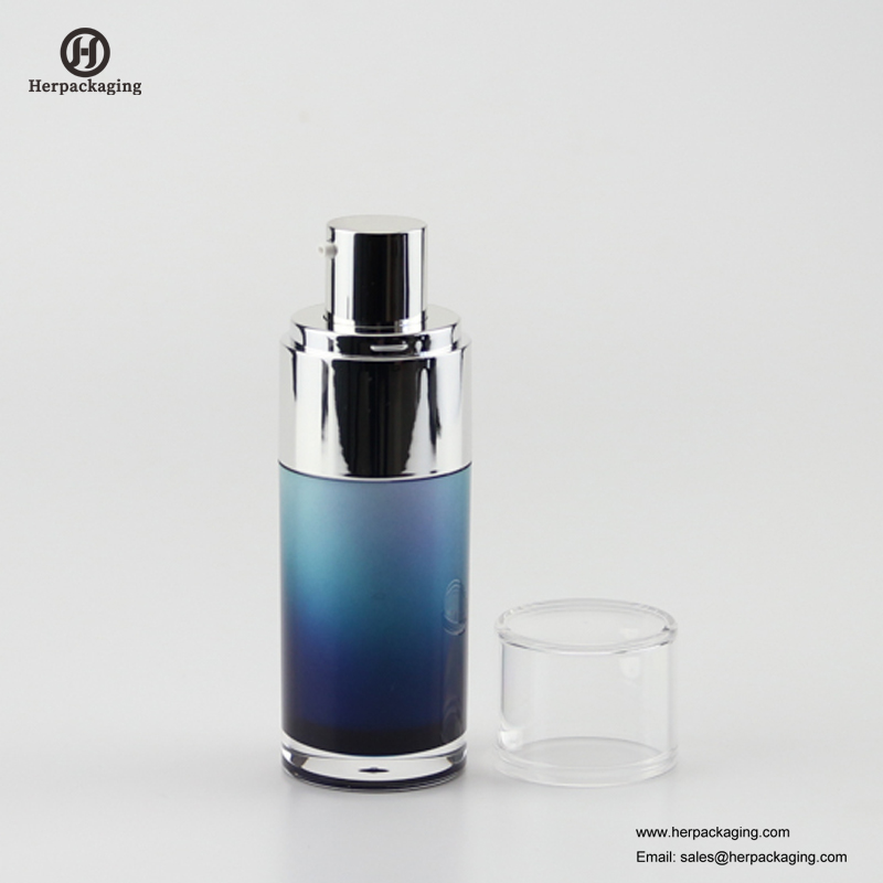 HXL432 Vacío acrílico sin aire crema y botella de loción envases cosméticos cuidado de la piel contenedor