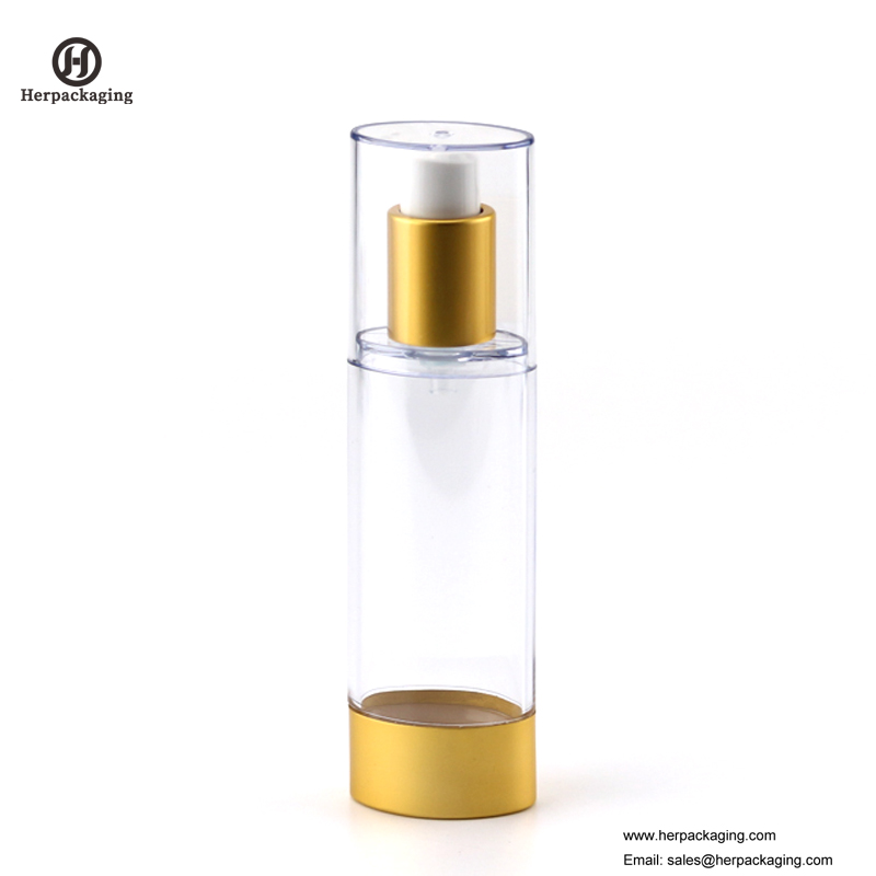 HXL4110 Crema de acrílico vacía sin aire y botella de loción envase cosmético envase para el cuidado de la piel