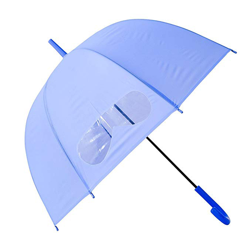 Burbuja en forma de cúpula recta al por mayor más barata con paraguas transparente para niños con ventana transparente