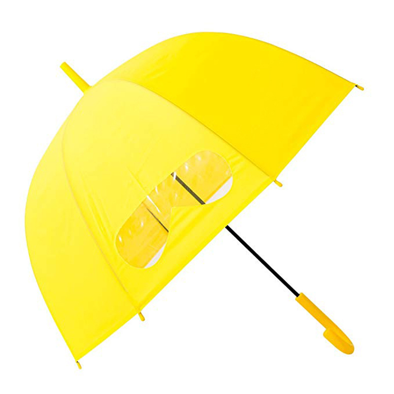 Ventana recta de paraguas de diseño personalizado de forma de domo de 19 pulgadas