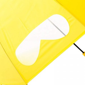 Ventana recta de paraguas de diseño personalizado de forma de domo de 19 pulgadas