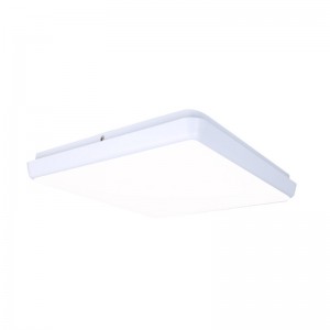 TUV Impermeable cuadrado 3 colores iluminación de techo led 3 años de garantía IP65 lámpara de ducha led 12w 18w 24w