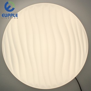 Luces de techo LED ultradelgadas de fábrica Whosale TUV SAA CB CE de 2019, luz de techo moderna montada en la superficie de la habitación de forma redonda