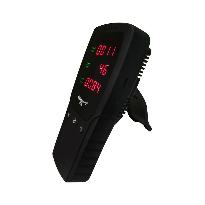 Monitor de detector de aire PM2.5 HCHO TVOC