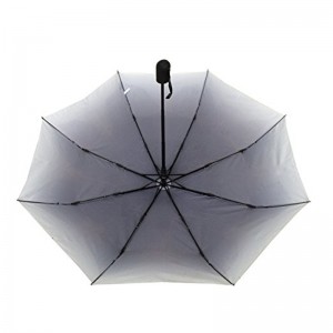 Paraguas promocional automático de 23 pulgadas con impresión de degradado abierto y cerrado de 3 pliegues