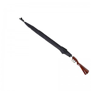 2019 nuevo artículo Forma de pistola mango promocional paraguas recto