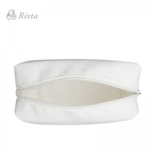 OEM bolsa de cosmestic cremallera costura cosido sello promocional