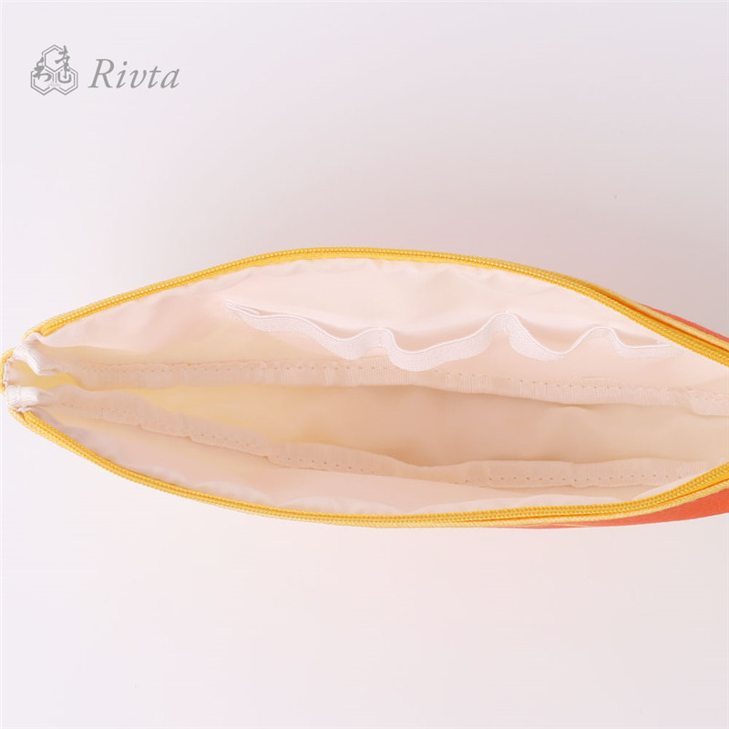 Fruta Impreso Personalizado Mujeres Maquillaje Cosmético Bolsa Con Cremallera