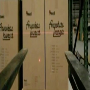 Sistema de guía láser verde de alta calidad para almacén